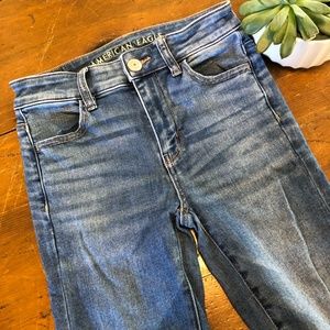 American Eagle Women's Blue Jeans Size 0